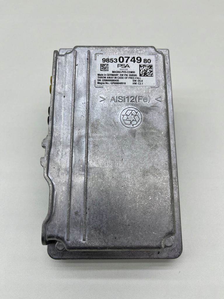 фото №1, Peugeot 308 iii підсилювач радіо 9853074980