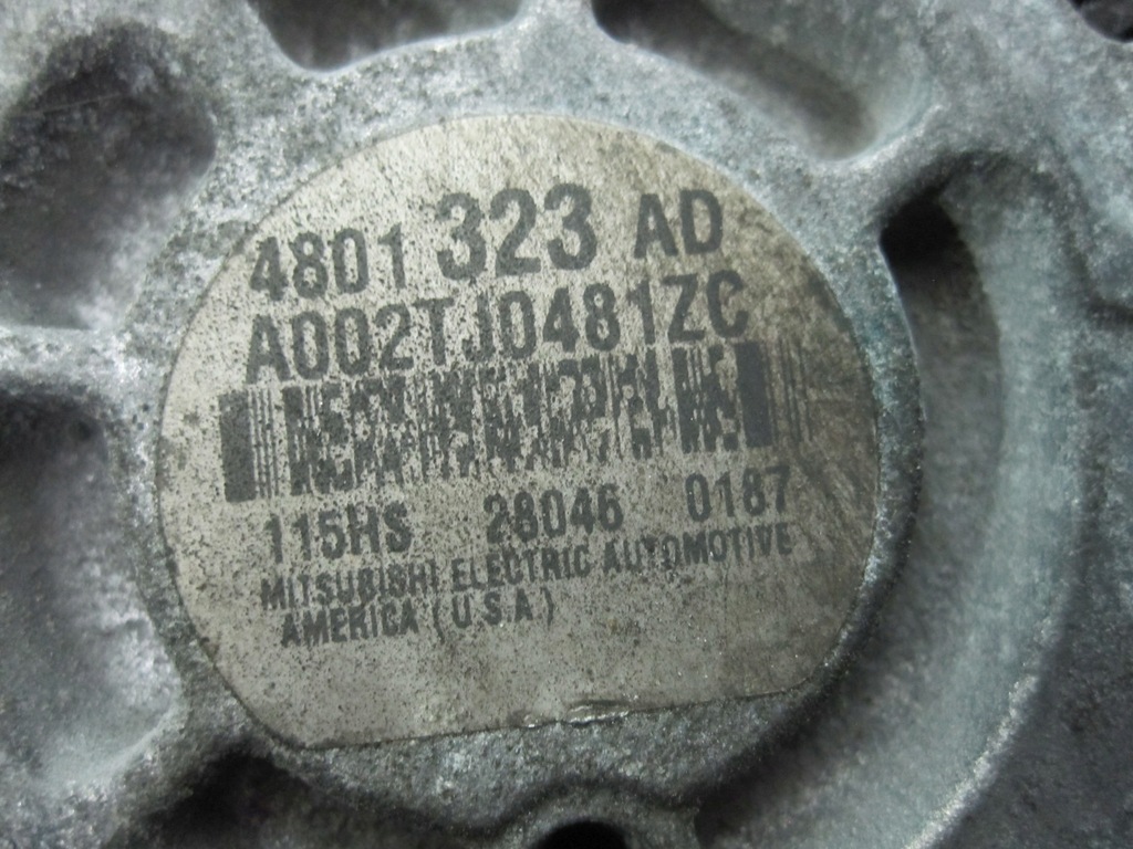 фото №6, Dodge caliber 4801323ad a002tj0481zc генератор
