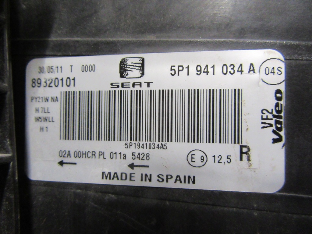 фото №6, Seat leon ii lift altea lift 09-12 лампа фара правий перед europa uwaga