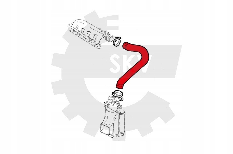 Шланг турбины alfa romeo 156 1.9 jtd 60657255 Цена