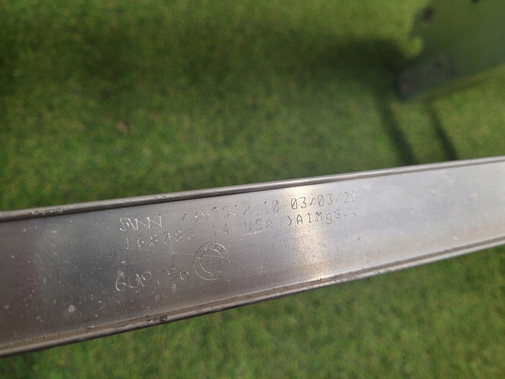 фото №8, Bmw g01 x3 g02 x4 балка бампера нижня підсилювач перед передні балка