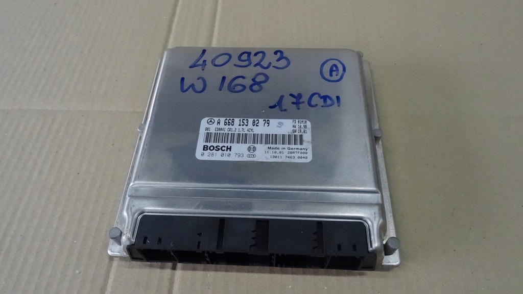 фото №1, Mercedes w168 1.7cdi бортовий комп'ютер блок керування