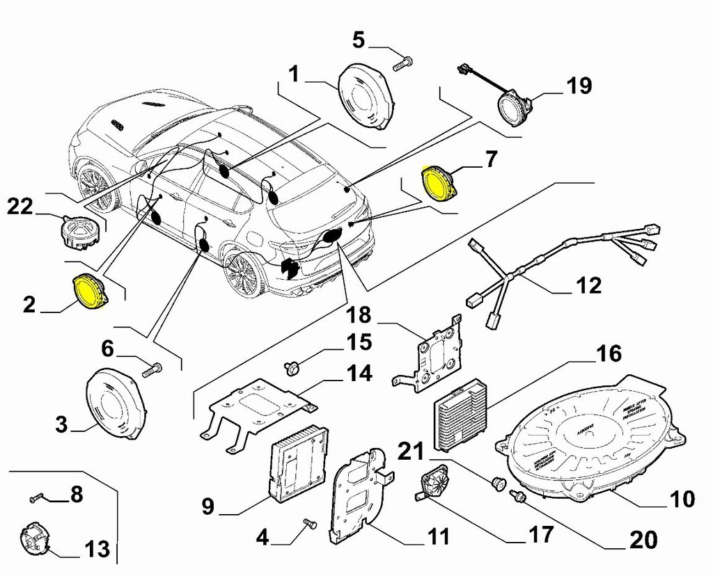 фото №3, Динамік середньочастотний alfa romeo stelvio оригінал