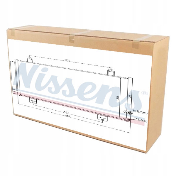 фото №1, Nissens 940261 конденсатор, кондиционер
