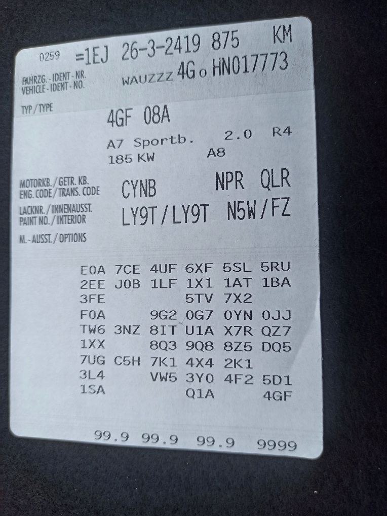 фото №5, Audi a7 підлога килимок обшивка багажника 4g8863463b