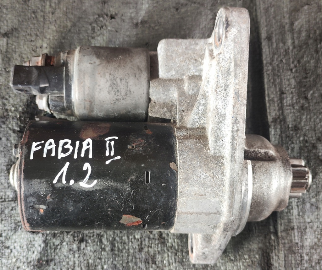 фото №1, Skoda fabia ii 1.2 60 km стартер 02t911023g