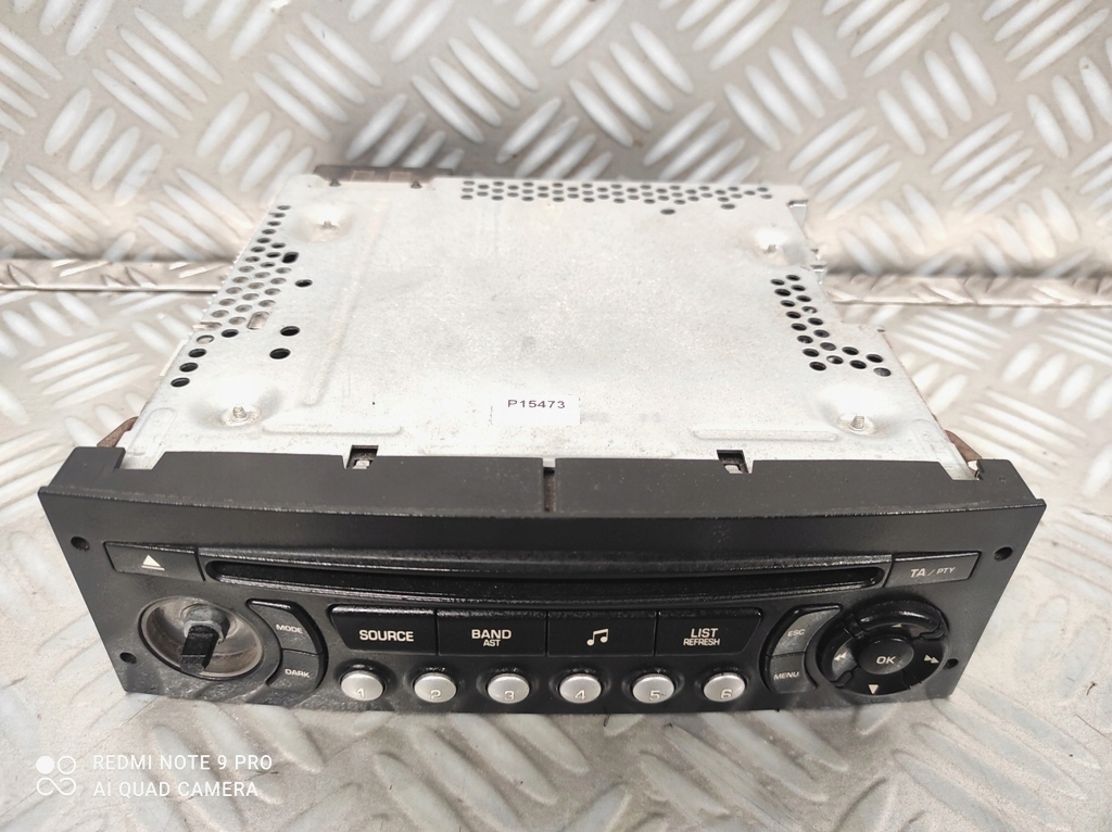 фото №4, Радио заводской cd радиопроигрыватель citroen c3 ii ds3