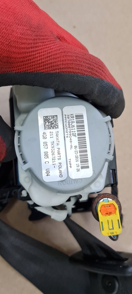 фото №11, A6 c7 4g pas безопасности правый левый задняя 4g0857805c a7 4g