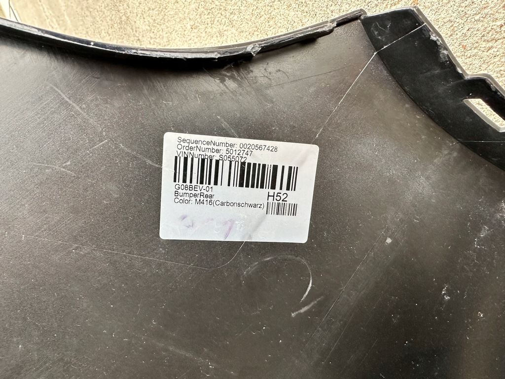 фото №11, Бампер задня задній bmw ix3 ix 3 g08 8498638 8498637 повний