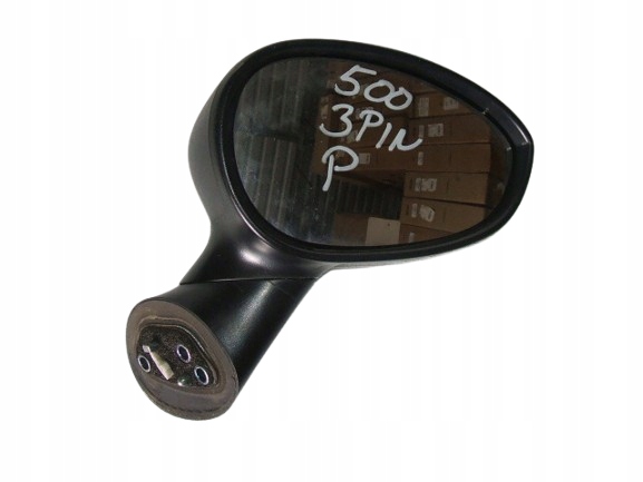 фото №1, Fiat 500 зеркало правое 3 контакты