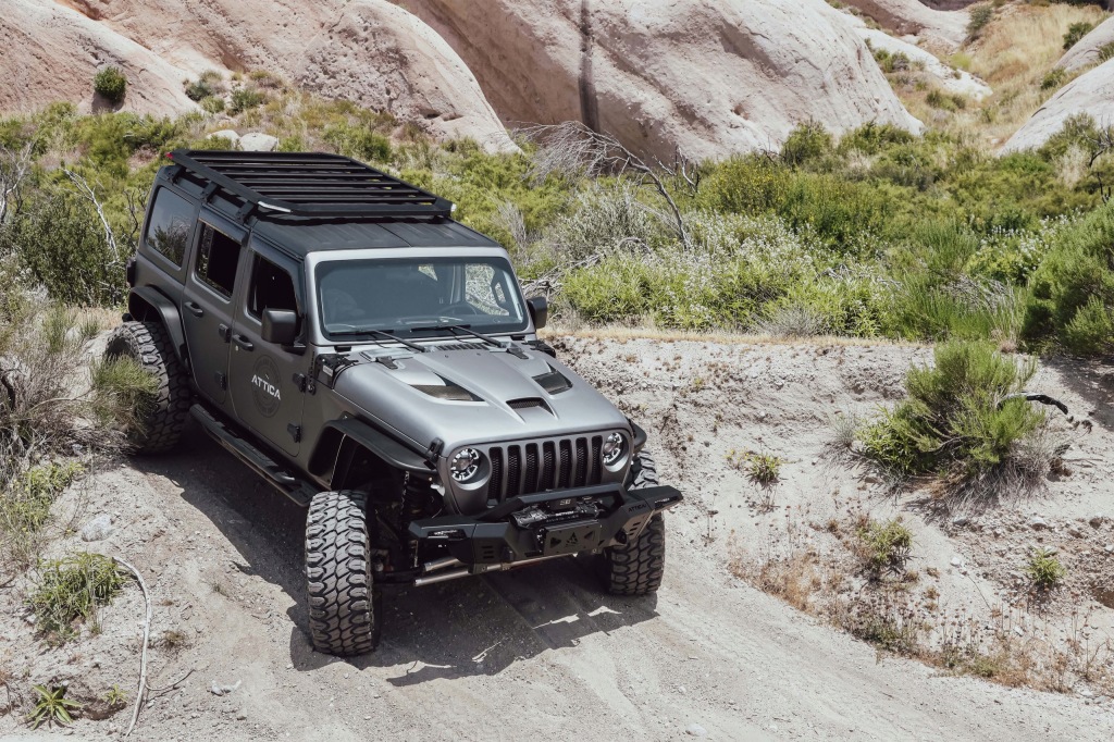 фото №16, Багажник крышный с освещением led – off-road jeep wrangler jl 2018-2024