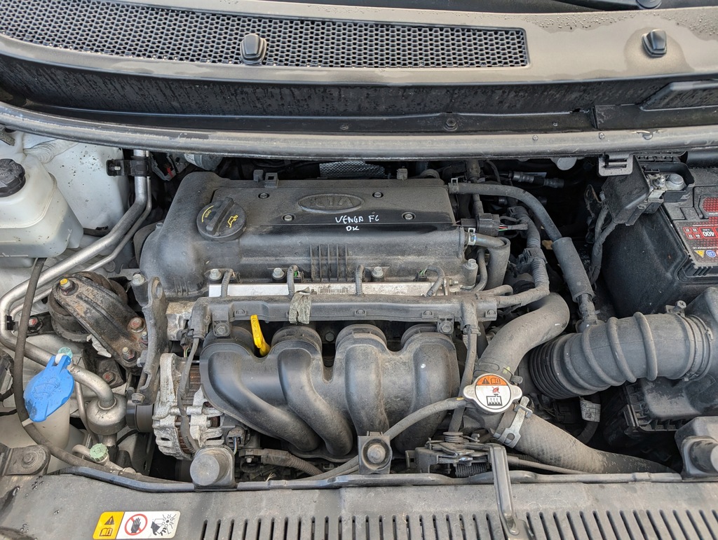 фото №8, Двигатель kompletny форсунки kia venga 1.6 бензин g4fc 2014-2019 lift