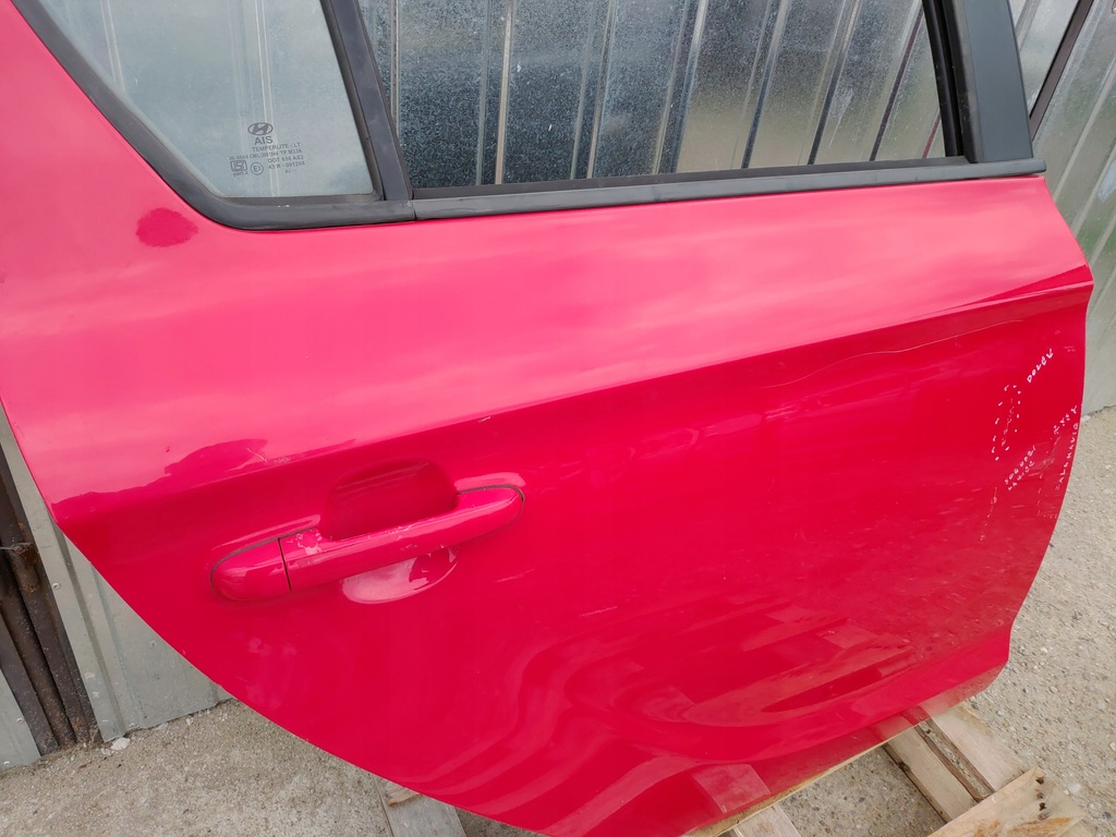 фото №11, Дверь правый задняя hyundai i i20 08-12 5d цвет bh