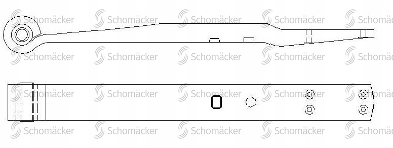 фото №1, Рессора schmitz schomäcker 26612100, o.e. 1062275