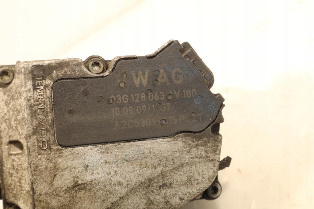 Дроссельная заслонка skoda octavia 2 рестайлинг  1.9tdi 03g128063j с Разборки