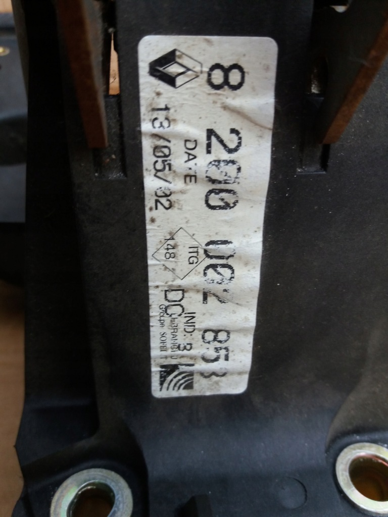 фото №4, Педаль тормоза renault laguna ii europa