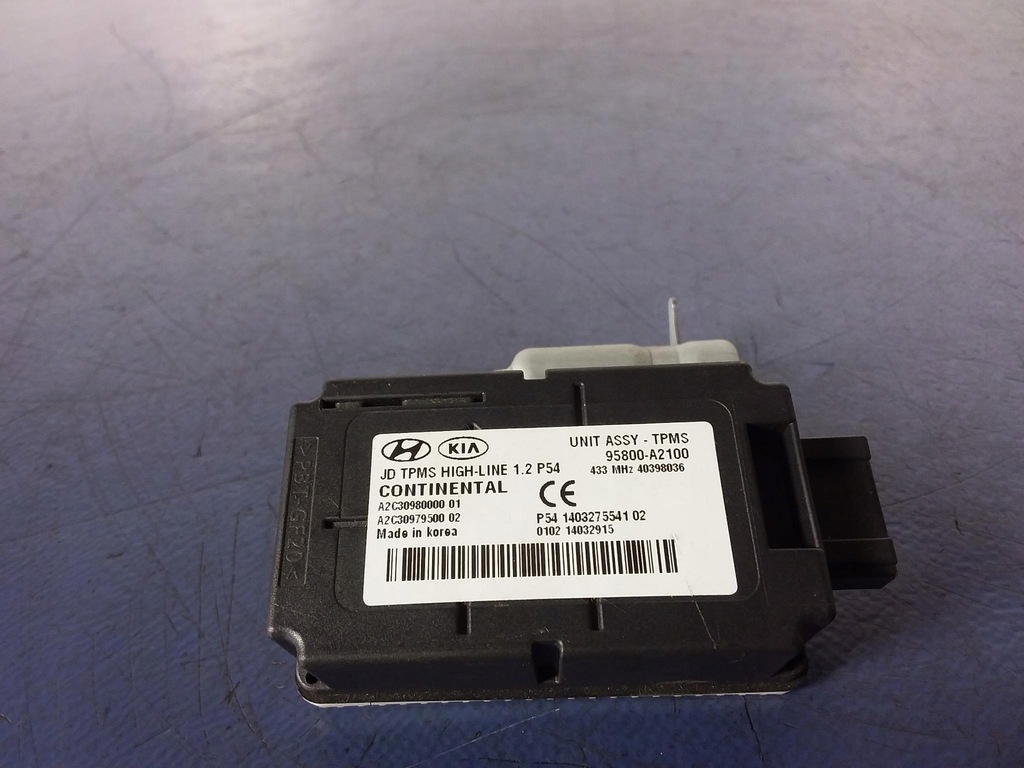 фото №4, Kia ceed ii блок управления модуль модуль tpms 95800-a2100