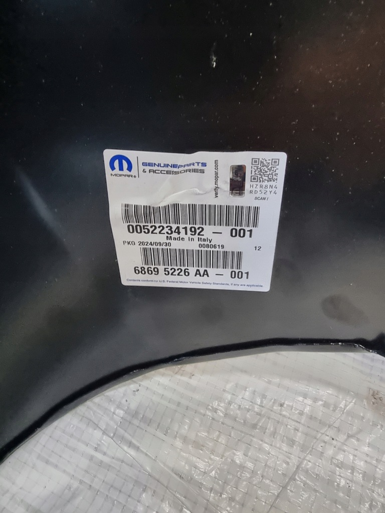 Крыло  левое  передний fiat ducato jumper 290 14- новый оригинал 52234192 в Украине