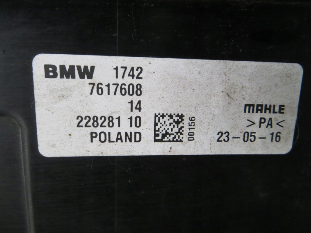 Bmw x1 f48 2.0d радіатор вентилятори комплект  16463580 15- Доставка
