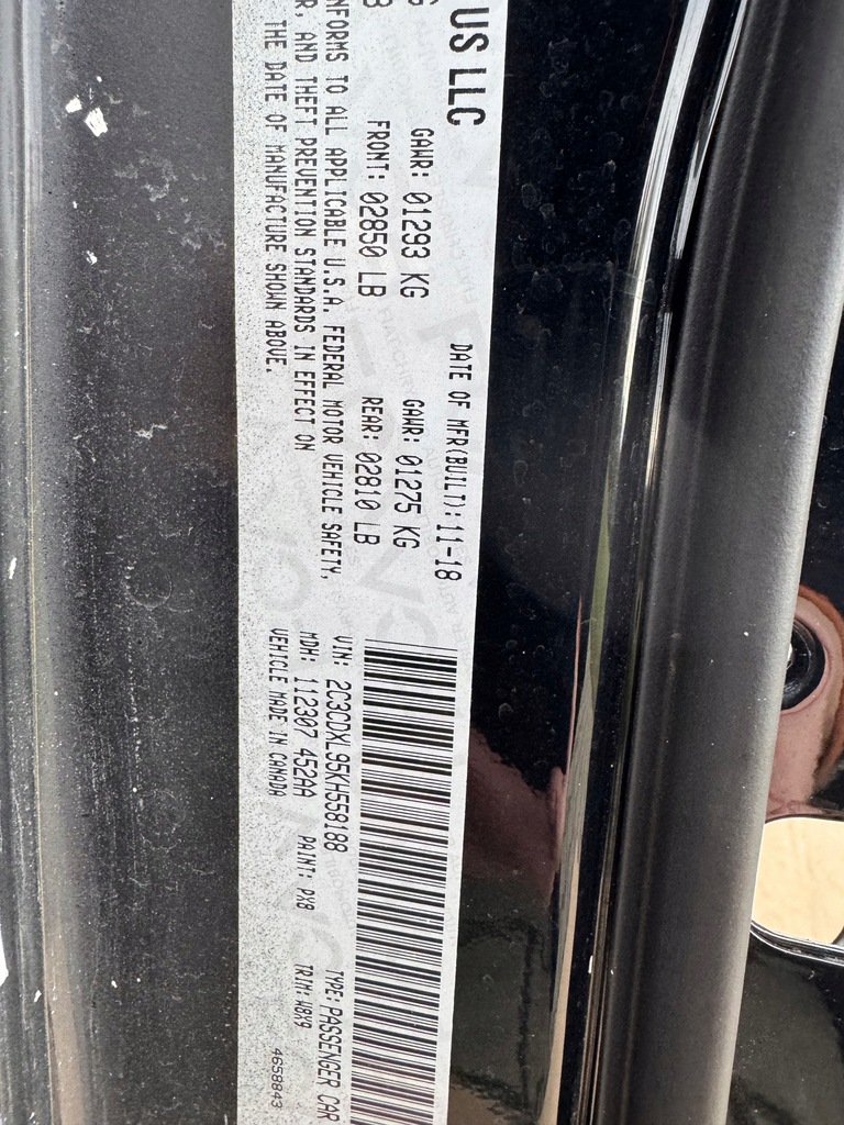 фото №7, Dodge charger передні ліва двері 2015+