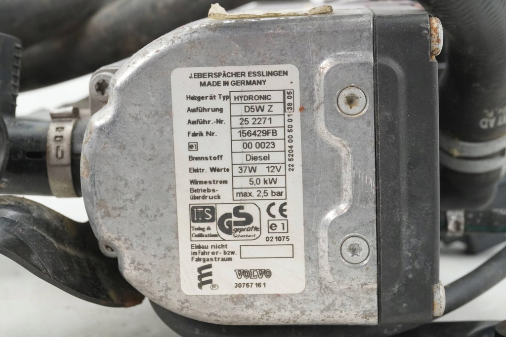 фото №8, Обогреватель стояночный webasto volvo s40 30767158 30767161