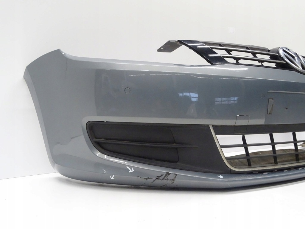 Бампер перед передній комплектний  решітка  pdc vw sharan 7n 10- lr7j Оригінал