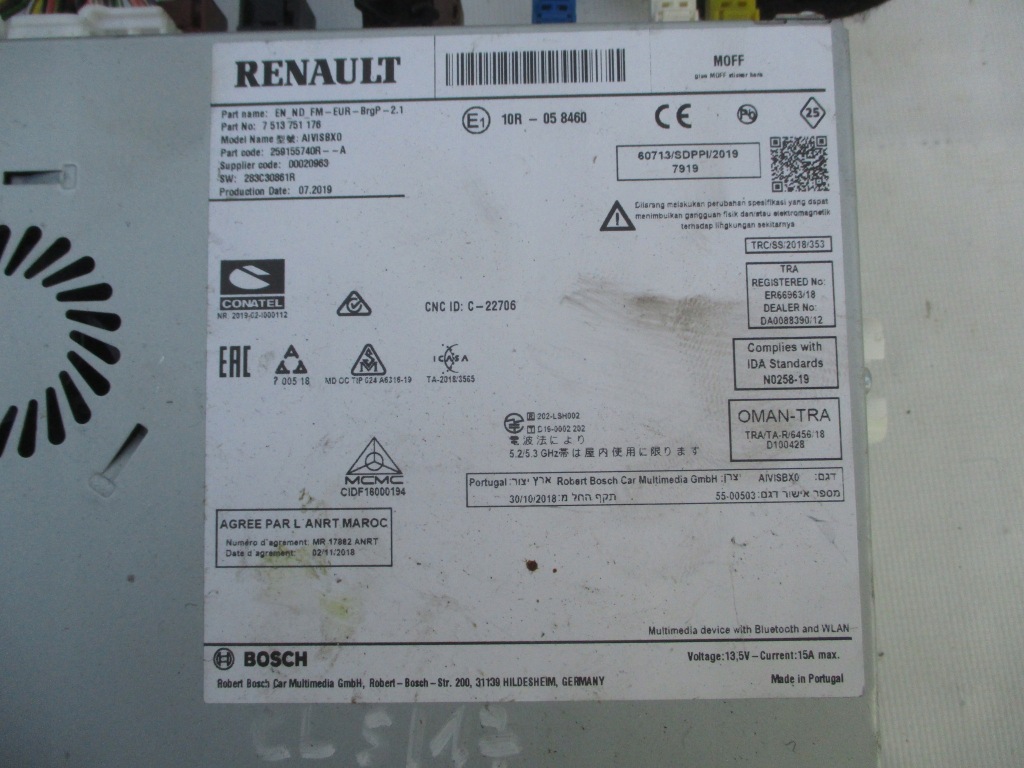 фото №8, Renault clio v радіо навігація планшет gps комплект 19-24 rok