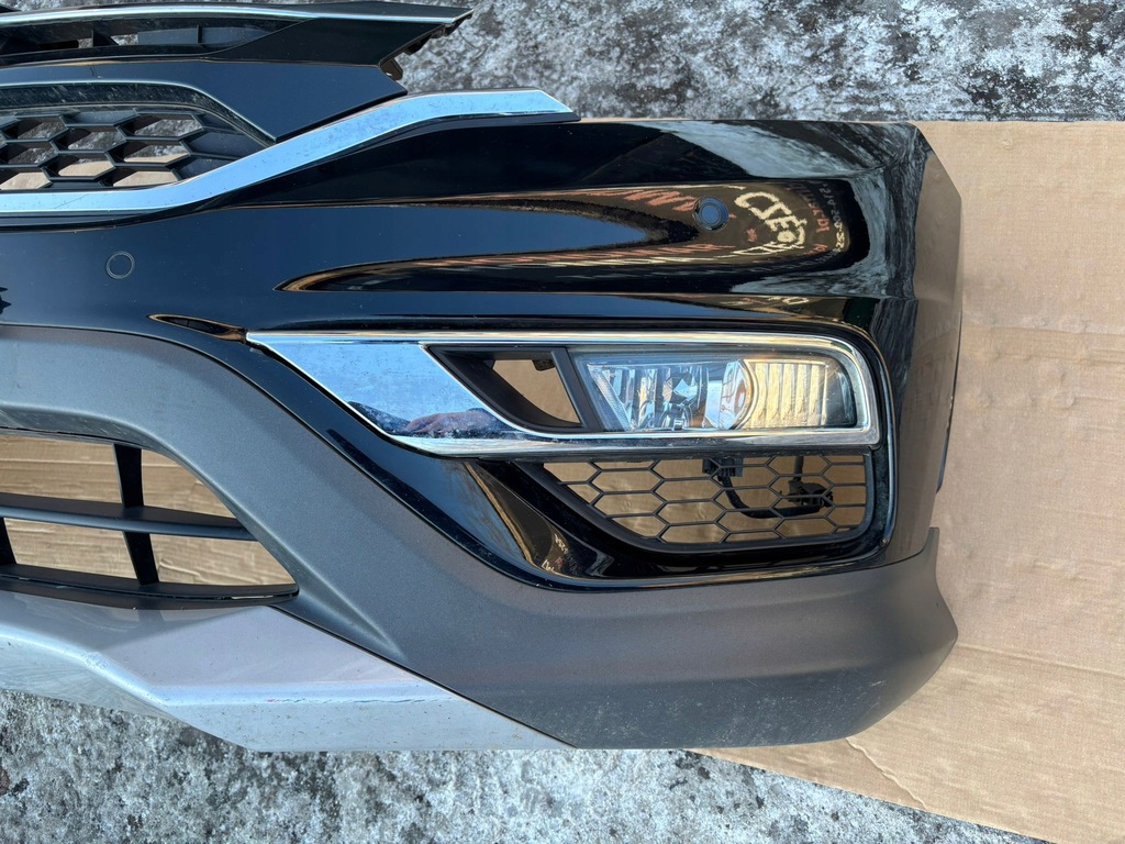 фото №14, Honda cr-v iv бампер передній решітка радіатора решітка радіатора датчики pdc протитуманні фари lift nh731p