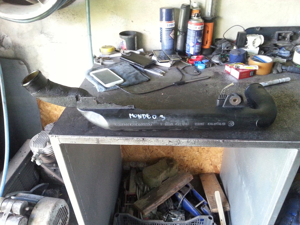 фото №1, Mondeo mk3 tdci - труба интеркулер 1s7q6k863da