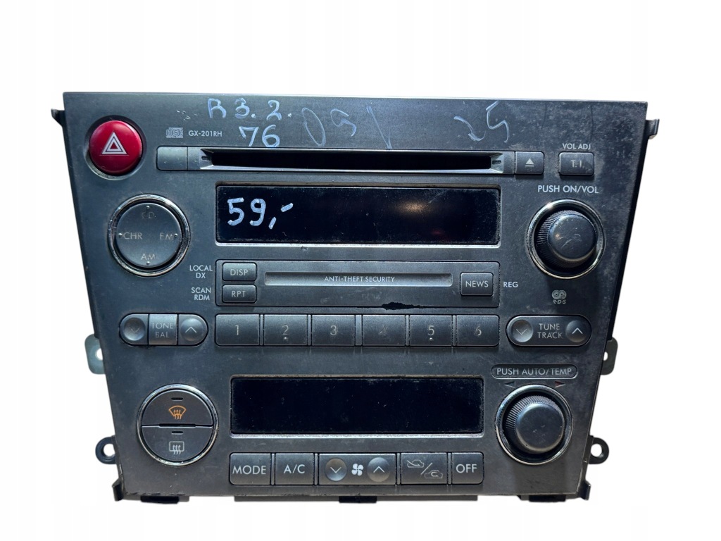 Купити Радіопрогравач радіо subaru legacy iv outback 3 86201-ag300