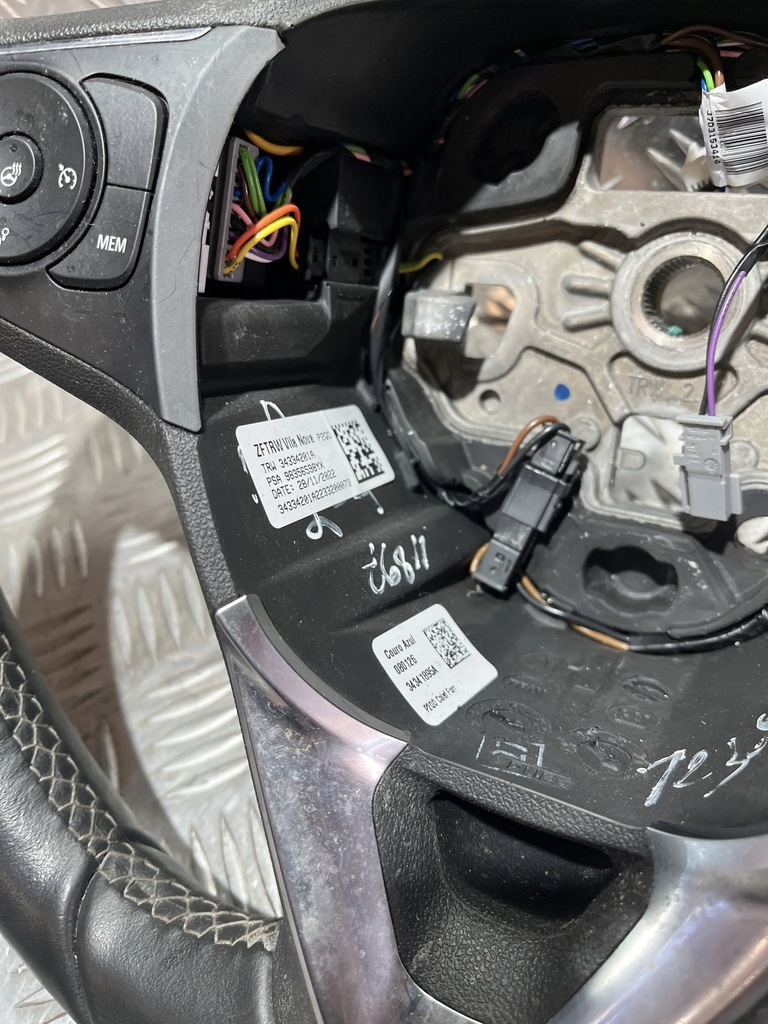 фото №6, Повітропровід шкіра підігрів opel mokka b ii 20- 98356598yx