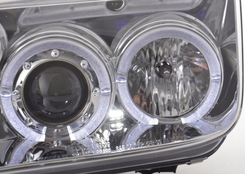 Фонари фары к vw bora od 1998 к 2005 кольца хром led Цена