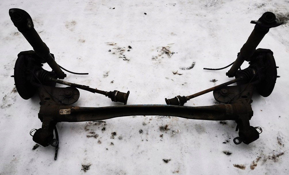 фото №7, Opel mokka a x 4x4 4wd 12-19 oś комплектна балка підвіска задня демонтаж