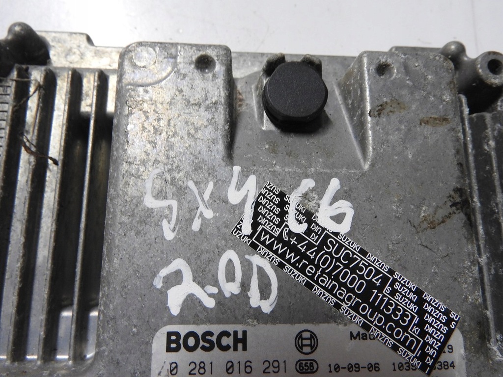 фото №7, Suzuki sx4 sx-4 06-13 2.0 ddis бортовой компьютер двигателя 0281016291 33920-55lq1