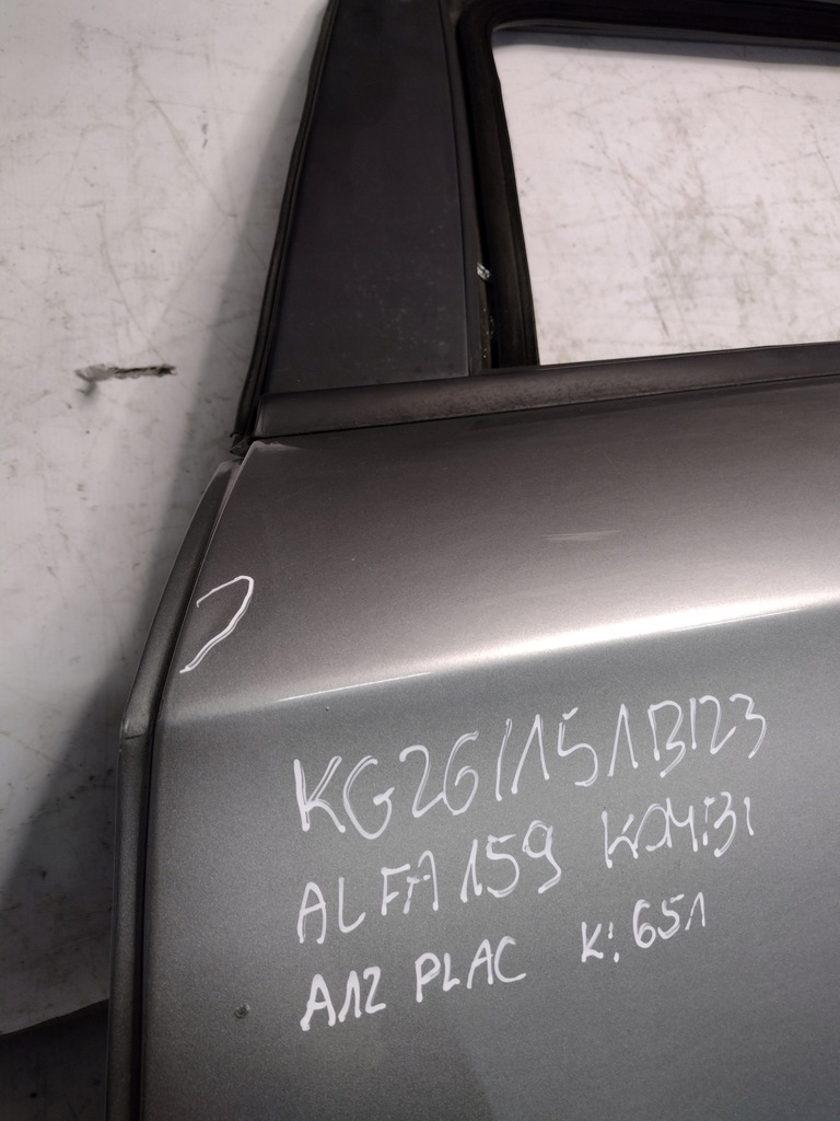 фото №6, Дверь левый задняя alfa romeo 159 kombi k: 651