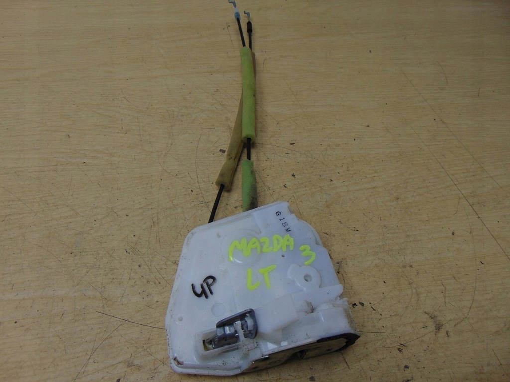 фото №1, Замок двері лівий задня mazda 3 bl 4pin europa