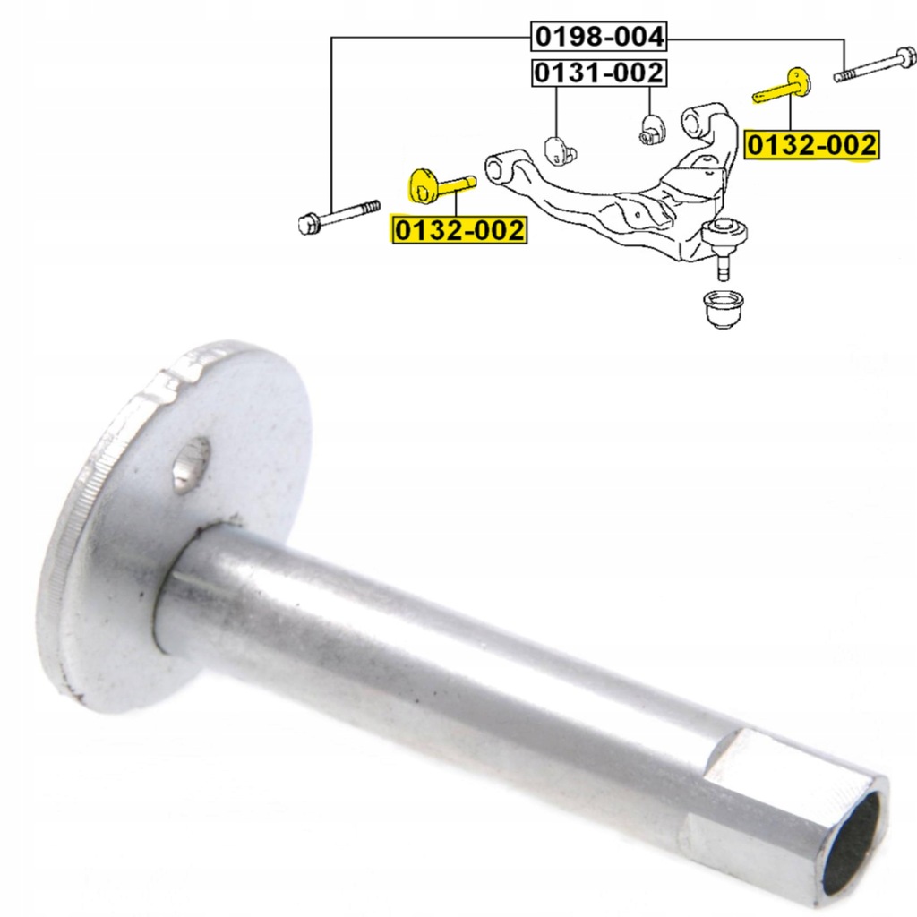 фото №1, Втулка эксцентриковая рычага 4 runner iii land cruiser 90 tacoma