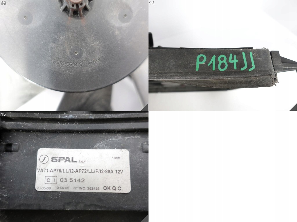 Maserati granturismo mc stradale quattroporte вентилятор корпус радіатора Зі Шроту