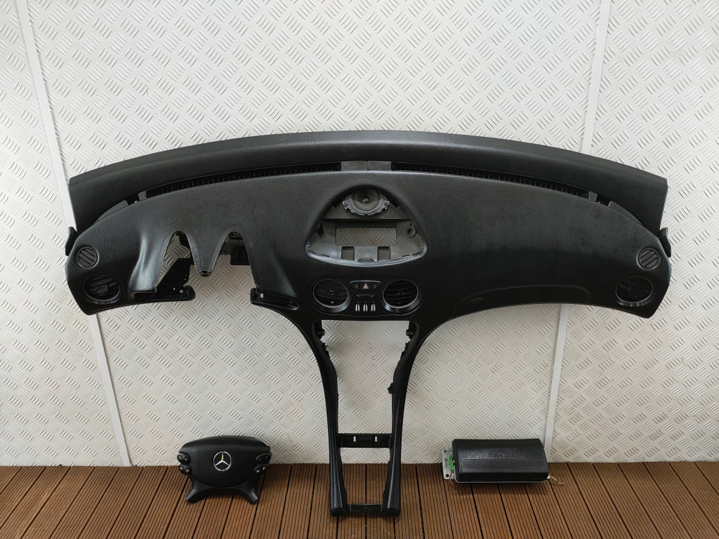 фото №1, Mercedes sl r230 w230 панель приладів приладова консоль подушка безпеки подушки безпеки оригінал оригінальний номер