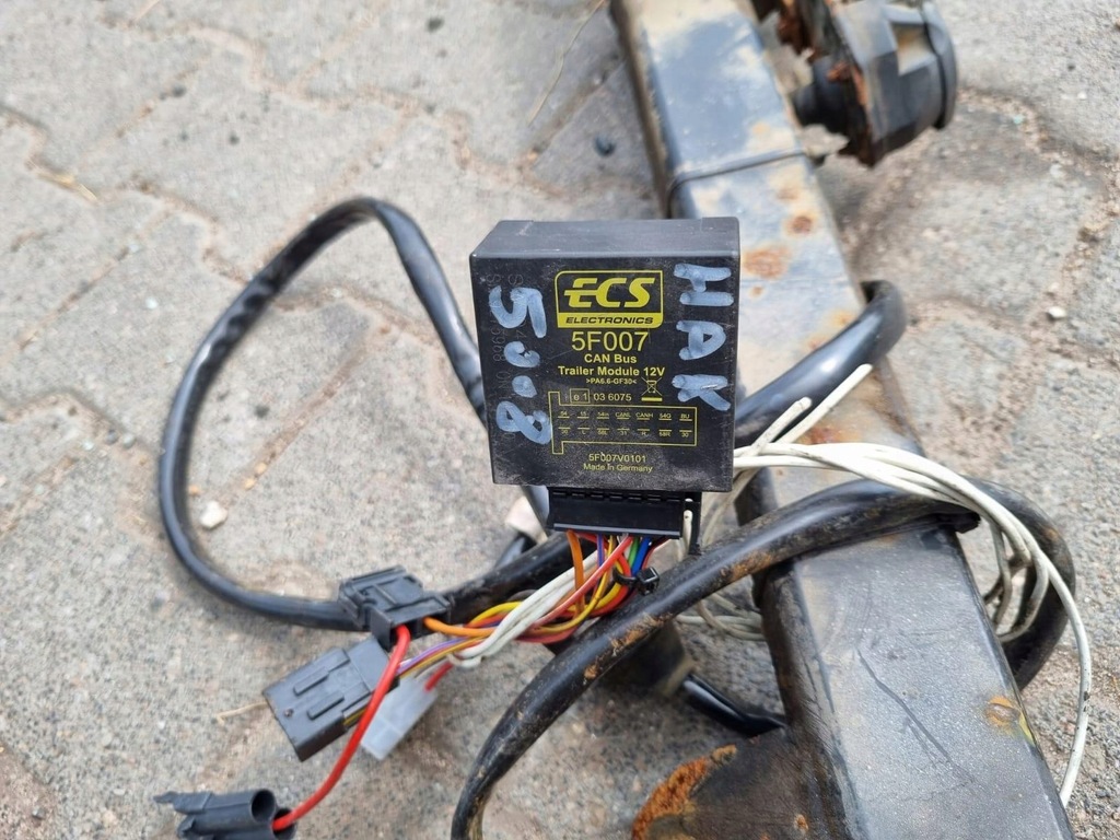 фото №6, Hak буксировочный модуль peugeot 5008 i 5f007v0101