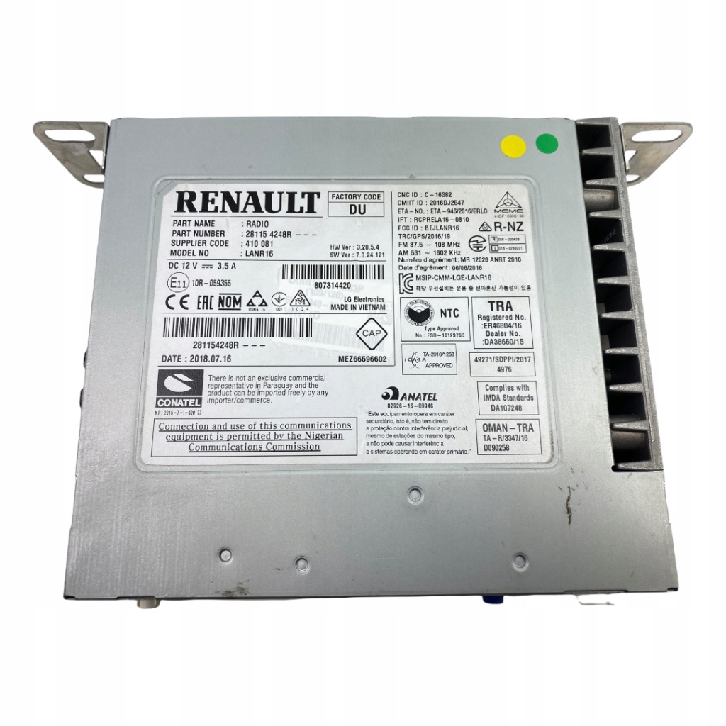 фото №5, Радио блок управления r-link 2 kadjar 281154248r