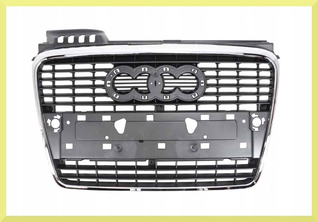 фото №1, Решітка радіатора радіатора autodor срібляста do audi a4 b7 2004-2007 замінник