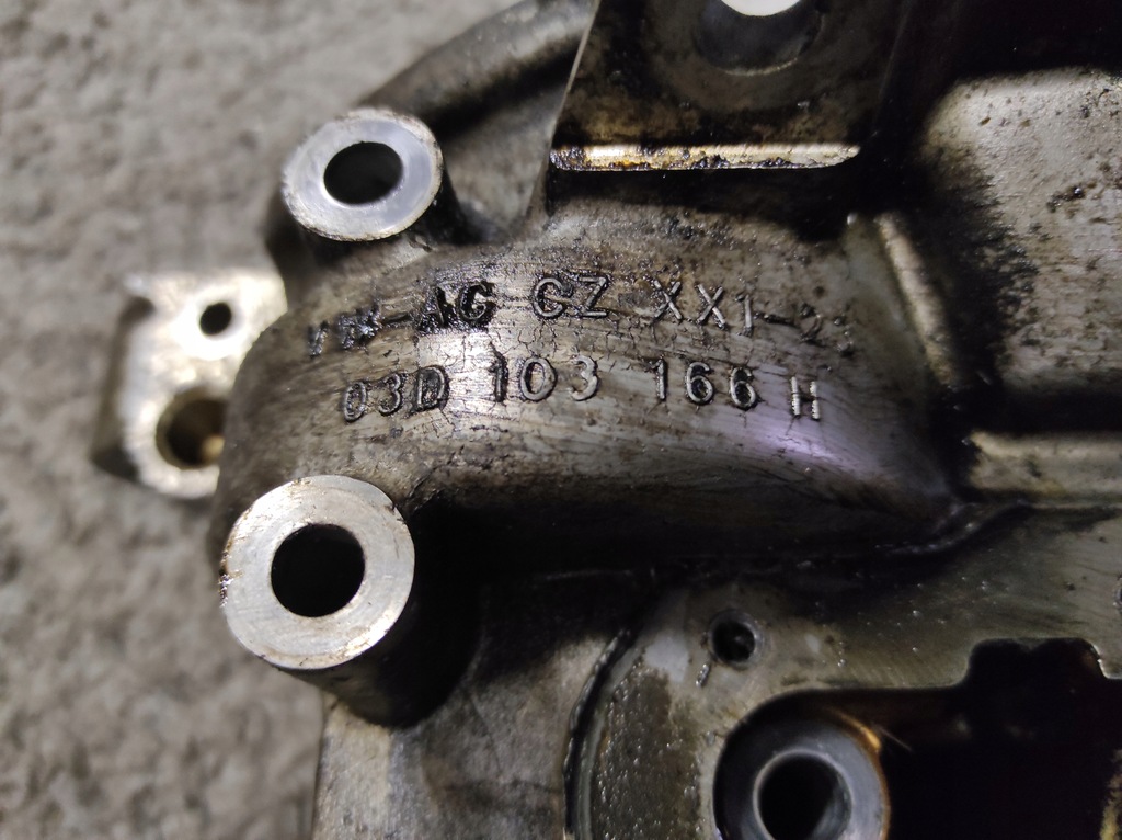 фото №6, Блок двигателя dół 03d103166h 1.2 vw skoda seat audi