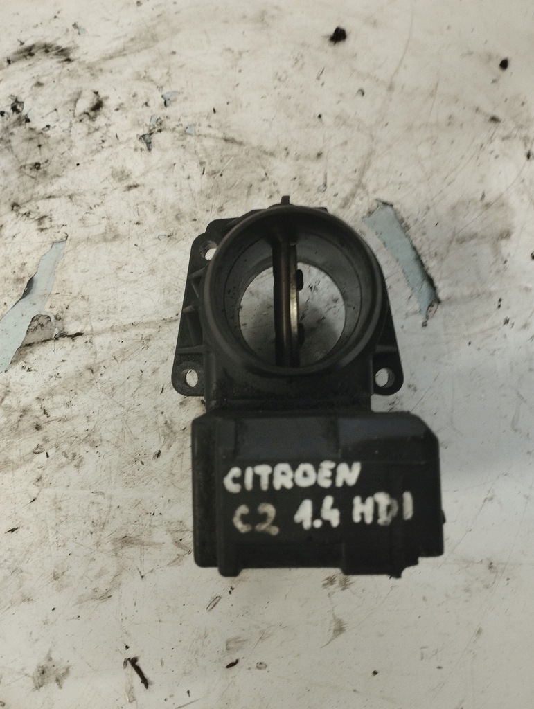 фото №8, Citroen c2 1.4hdi дроссельная заслонка воздуха 9656113080