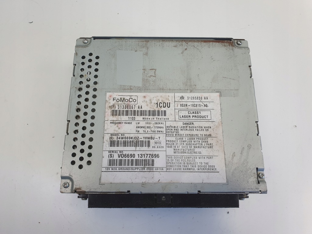 фото №1, Volvo xc70 v70 iii s80 ii радіопрогравач радіо cd 31328067 31328067aa