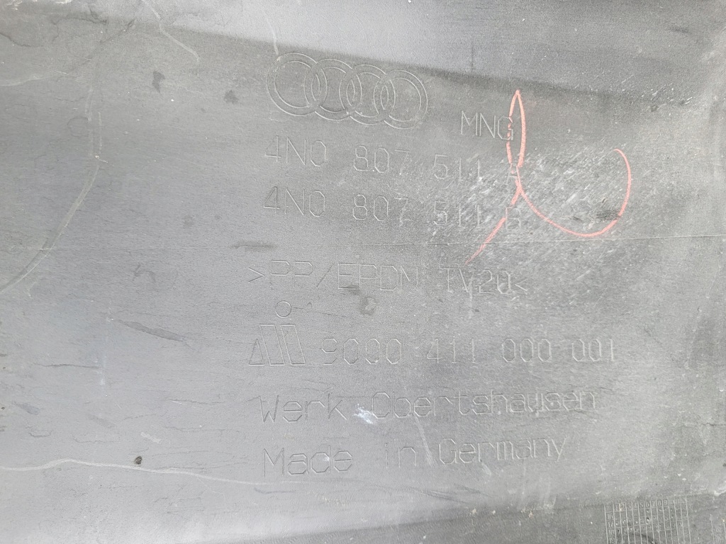 фото №16, Бампер задний задняя audi a8 d5 4n0 чёрный оригинал