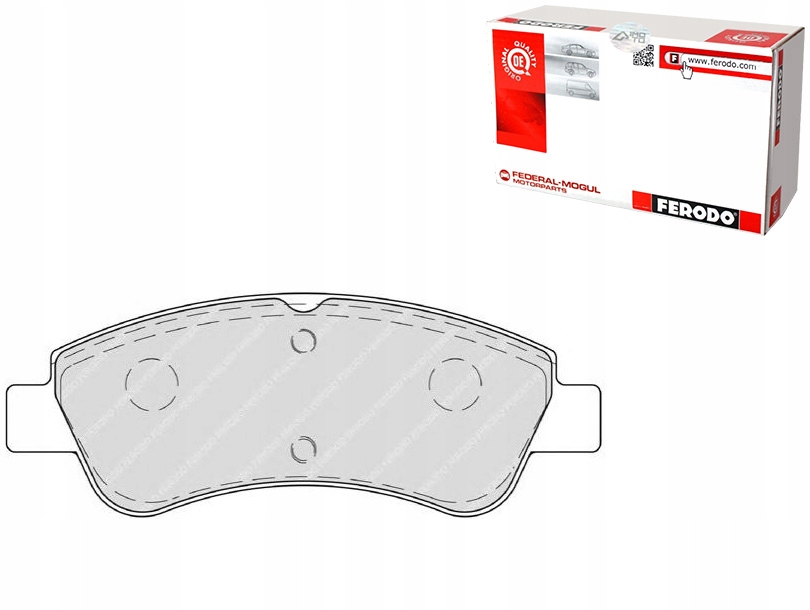 Купити Комплект гальмівних колодок гальмівних ferodo 425475 e172558