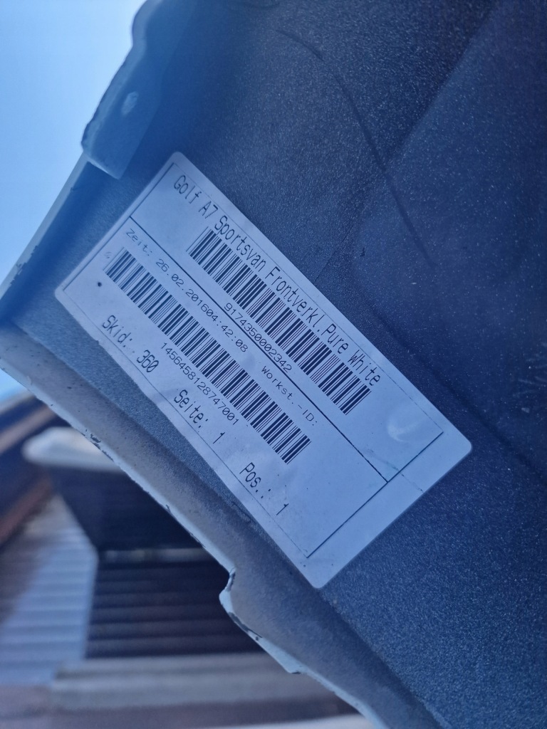 фото №16, Vw golf sportsvan 510 бампер перед 4xpdc омыватель