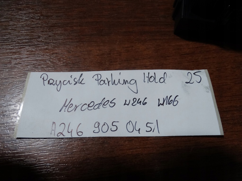 фото №4, Idealny кнопка паркувальний тримати mercedes w166 w246 1