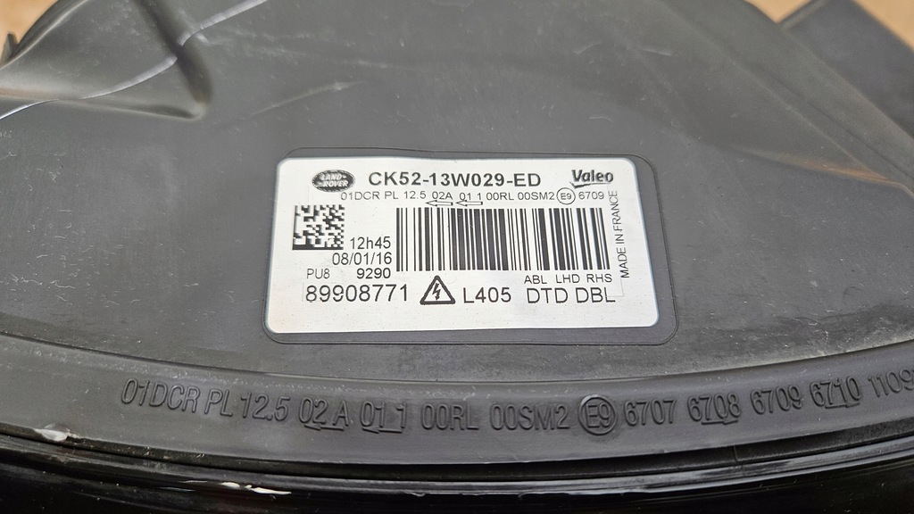 фото №9, Лампа левая правая перед range rover vogue l405 ксенон поворотный ck52